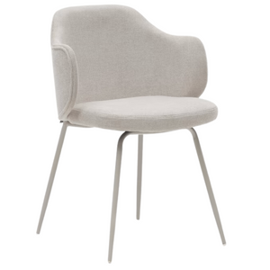 Kelly Fabric Dining Chair in Beige