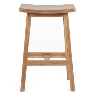 Amelia Wooden Kitchen Bar Stool in Natural