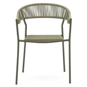 Tatum Rope Dining Chair in Green