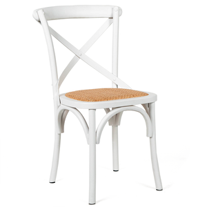 Baylor Rattan Dining Chair in White