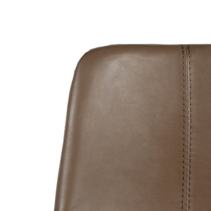 Cassius Leatherette Kitchen Bar Stool in Brown