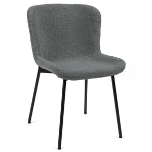 Kira Fabric Dining Chair in Grey