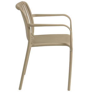 Abby Dining Chair in Beige