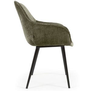 Colton Chenille Dining Chair in Green