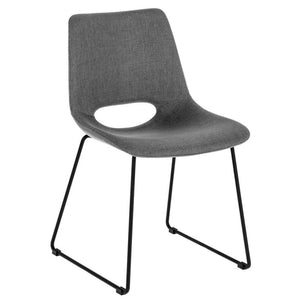 Kye Fabric Dining Chair in Grey