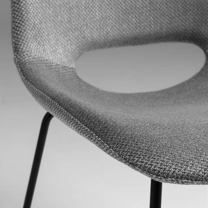 Kye Fabric Dining Chair in Grey