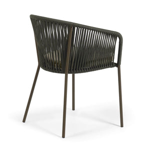 Jonas Rope Dining Chair in Green