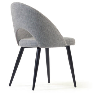 Brinley Fabric Dining Chair in Light Grey