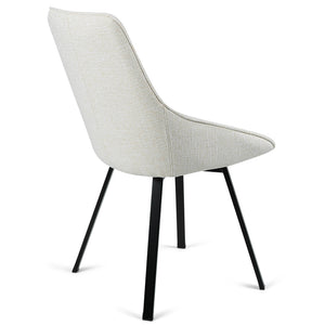 Porter Fabric Dining Chair in Cream