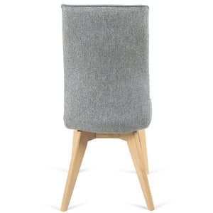 Dawson Fabric Dining Chair in Grey