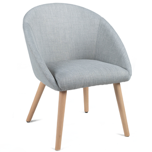 Gabriel Fabric Dining Chair in Light Grey