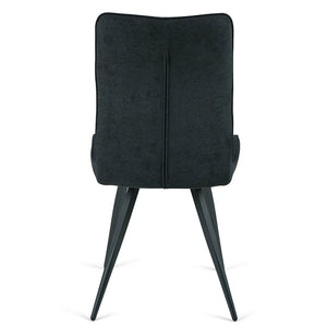 Hayes Fabric Dining Chair in Dark Grey