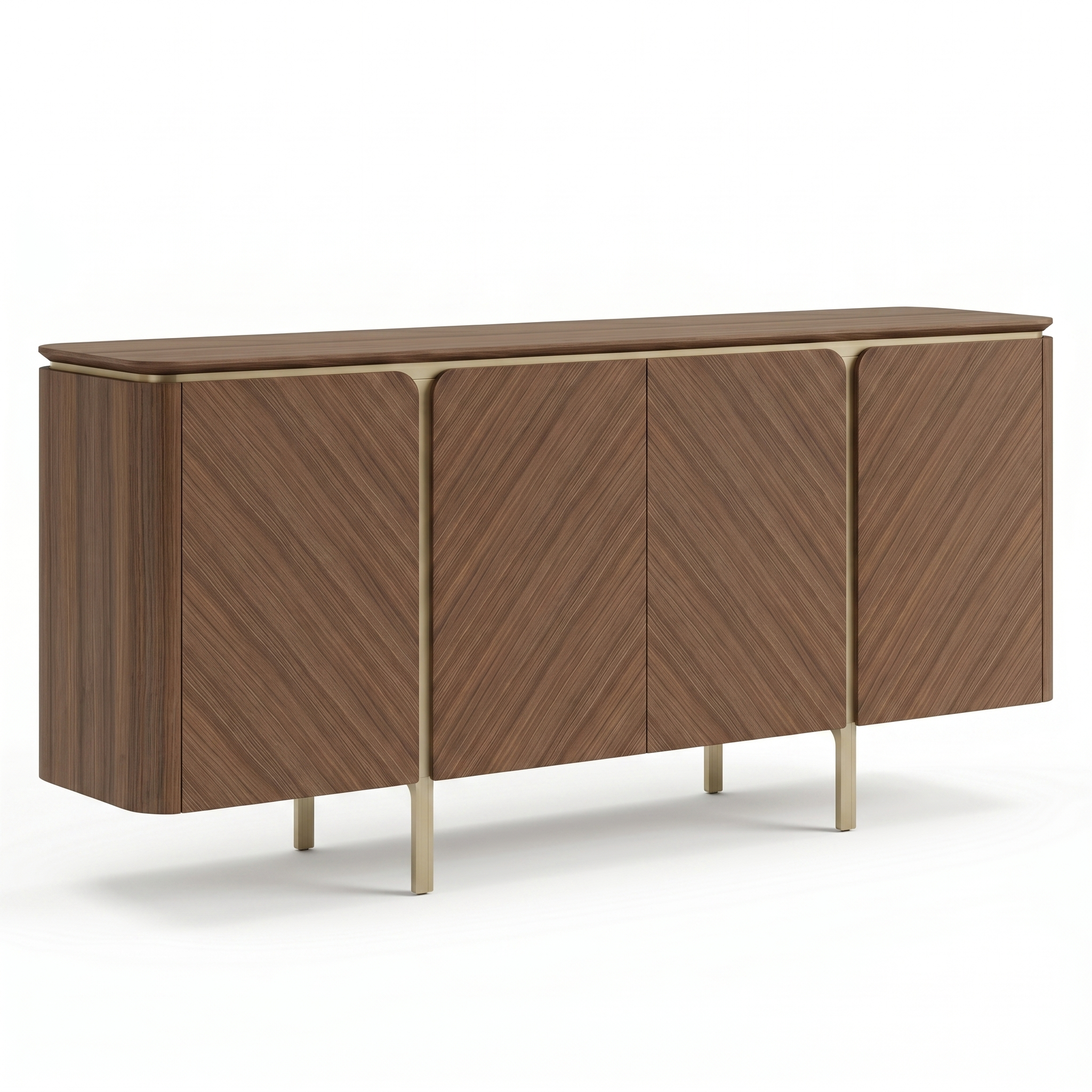 Fleur 200cm Sideboard Buffet in Walnut