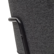 Kelly Fabric Dining Chair in Dark Grey