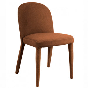 Jacob Fabric Dining Chair in Rust