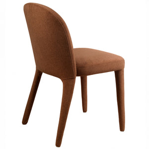 Jacob Fabric Dining Chair in Rust