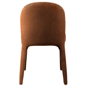 Jacob Fabric Dining Chair in Rust