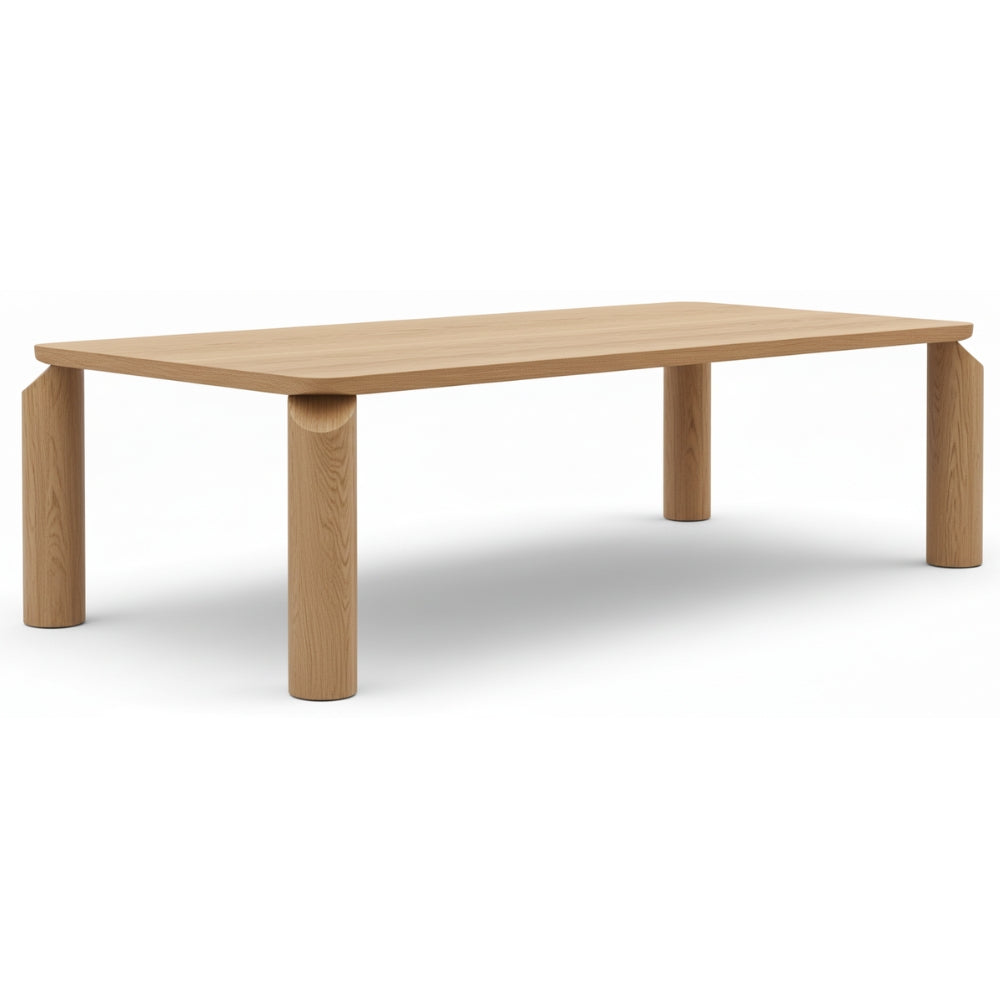 Hendricks 220cm Dining Table in Natural