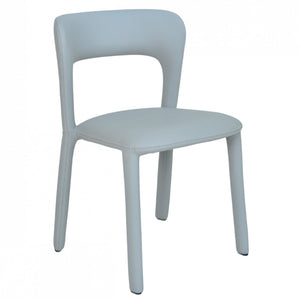 Fallon Leatherette Dining Chair in Grey