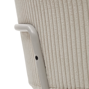 Kelly Corduroy Dining Chair in Beige