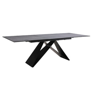 Luna 180-240cm Extendable Dining Table in Shadow Grey