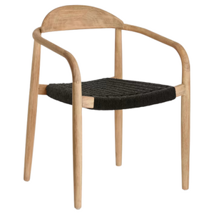 Finley Acacia Wood Dining Chair in Grey