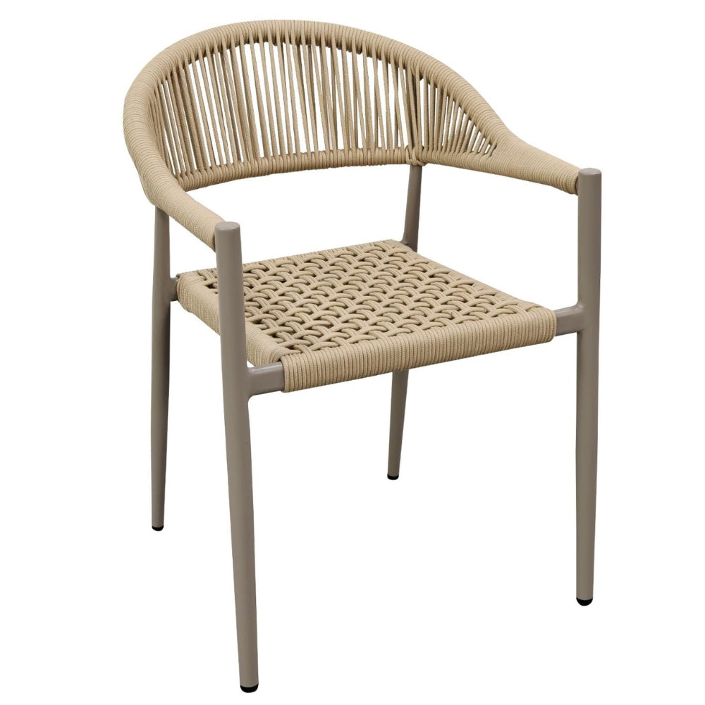 Delta Rope Dining Chair in Beige