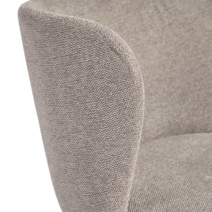 Harper 65cm Fabric Kitchen Bar Stool in Brown