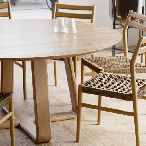 Bowen 120cm Dining Table in Wormy Chestnut