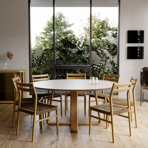 Bowen 120cm Dining Table in Wormy Chestnut