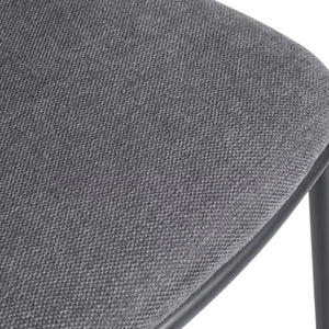 Harper Fabric Dining Chair in Dark Grey