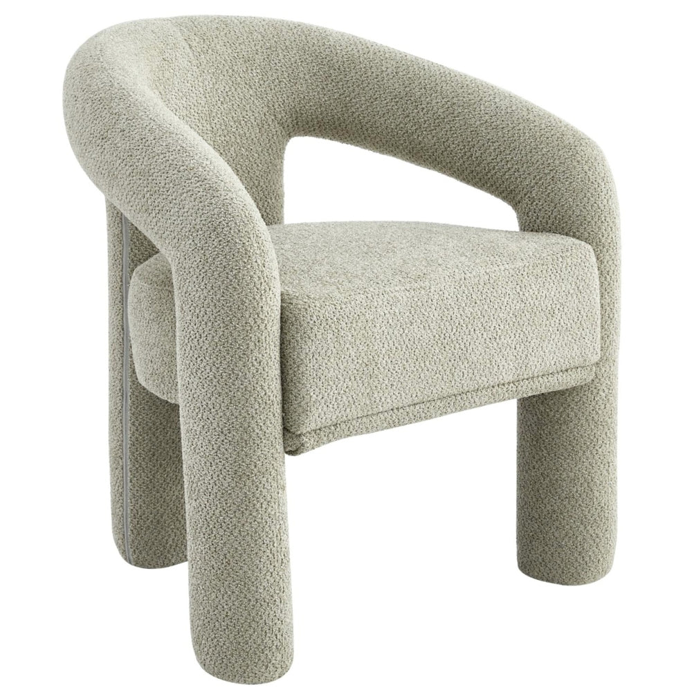 Paloma Fabric Occasional Chair in Light Green