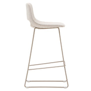 Kye 75cm Fabric Bar Stool in Beige/Beige