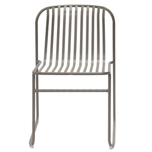 Amos Steel Dining Chair in Cappuccino