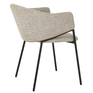 Alora Fabric Dining Chair in Beige
