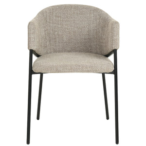 Alora Fabric Dining Chair in Beige