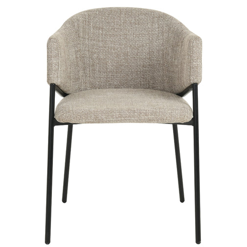 Alora Fabric Dining Chair in Beige