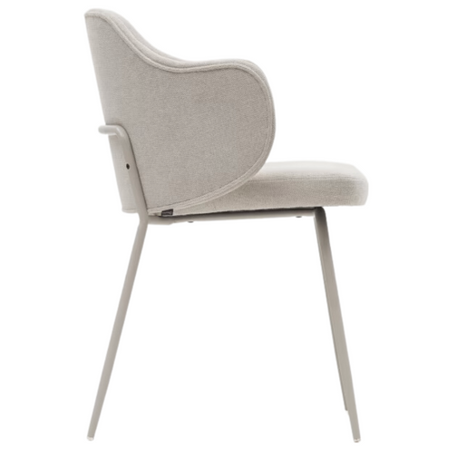Kelly Fabric Dining Chair in Beige