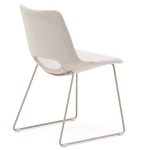 Kye Fabric Dining Chair in Beige/Beige