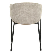 Alora Fabric Dining Chair in Beige