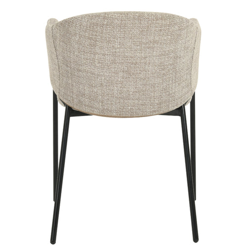 Alora Fabric Dining Chair in Beige