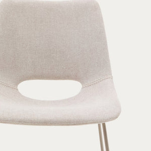 Kye Fabric Dining Chair in Beige/Beige