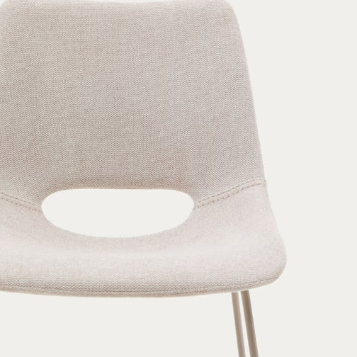Kye Fabric Dining Chair in Beige/Beige