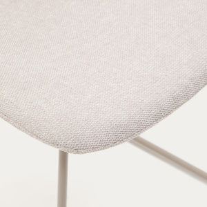 Kye Fabric Dining Chair in Beige/Beige