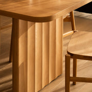 Dante 210cm Dining Table in Oak