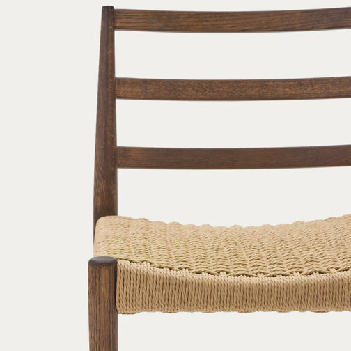 Maria Rope Dining Chair in Walnut/Natural