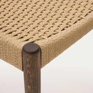 Maria Rope Dining Chair in Walnut/Natural