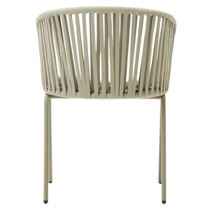 Albin Rope Dining Chair in Pastel Green