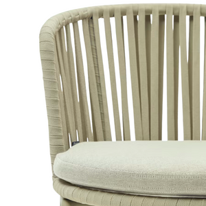 Albin Rope Dining Chair in Pastel Green