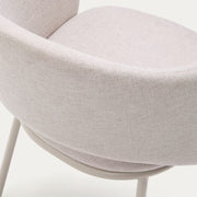 Bowie Fabric Dining Chair in Beige